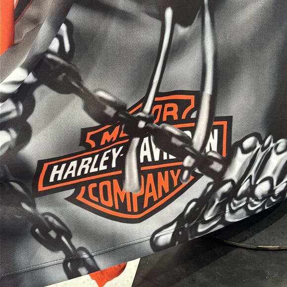 Harley Davidson Motor Cycles Skull Graphic Shirt, 2XL, Long Sleeve, {49}. - Picture 5 of 12